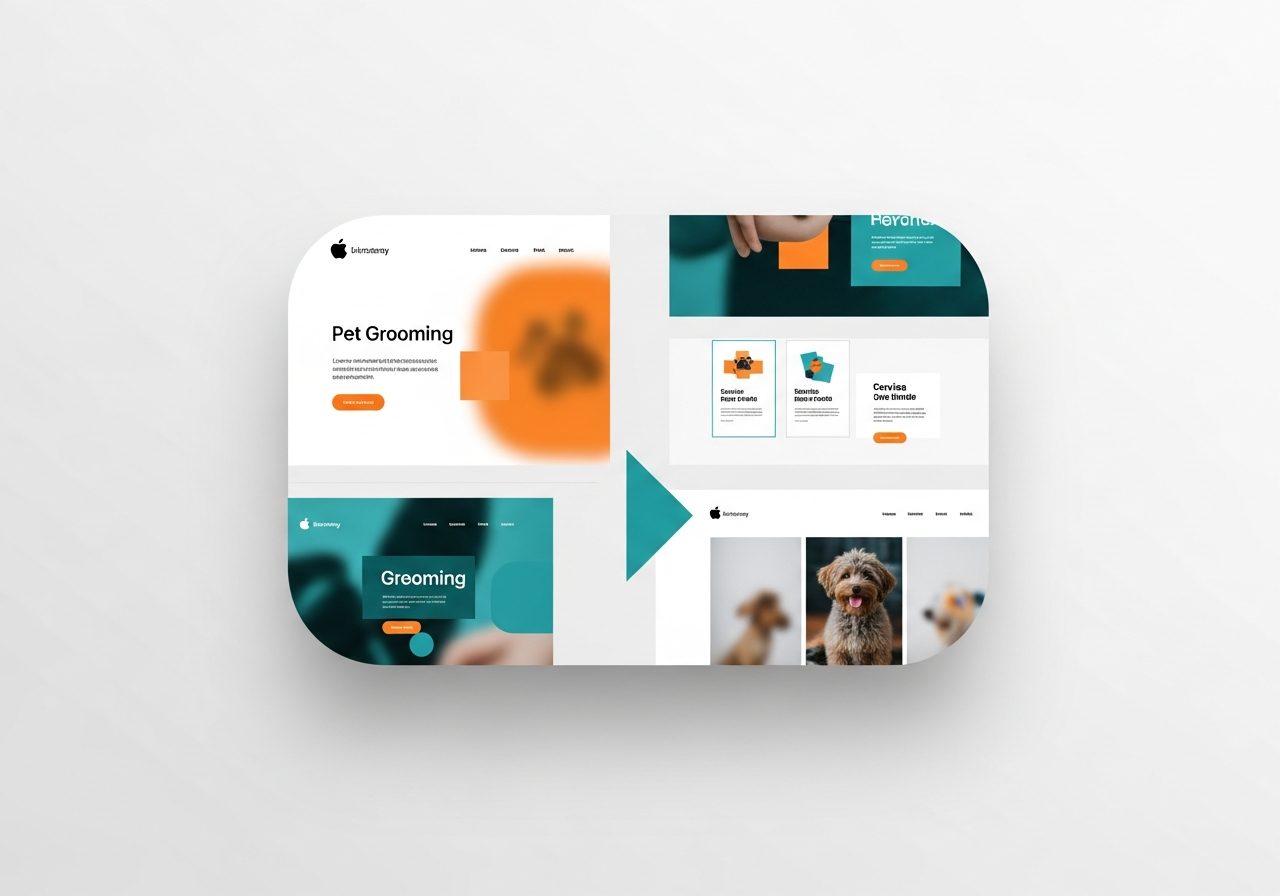 Pawsome Grooming Website Preview