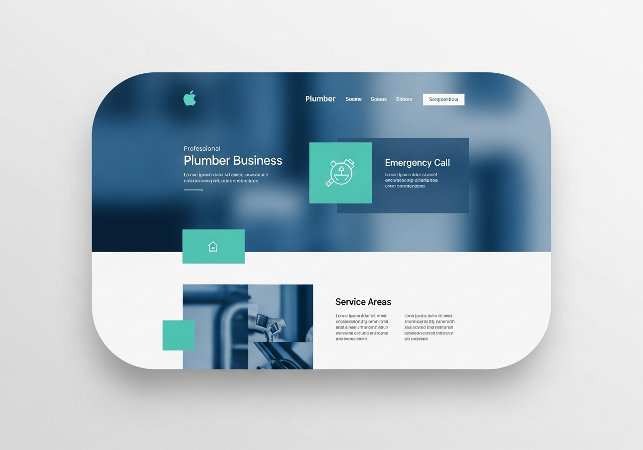 Plumber Showcase Website Preview