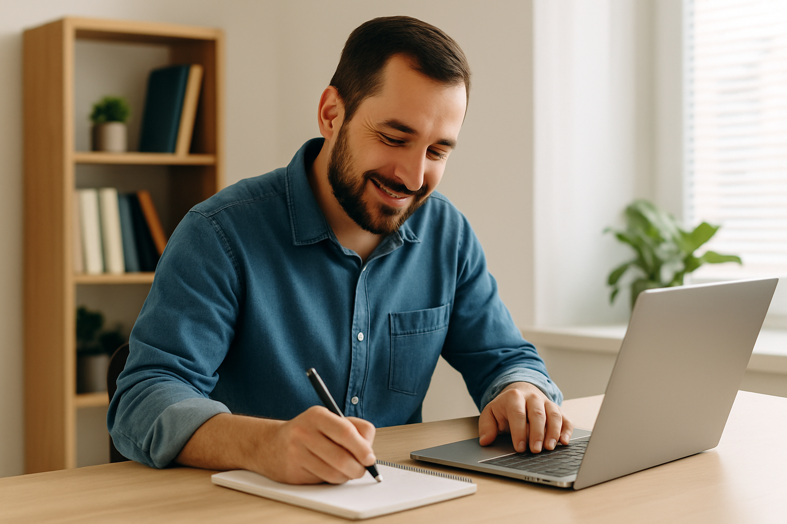 Professional business owner working